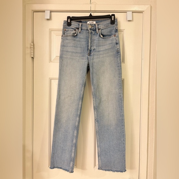 Re/Done high rise stove pipe Jean in color mid 90s size 25 - Picture 4 of 5